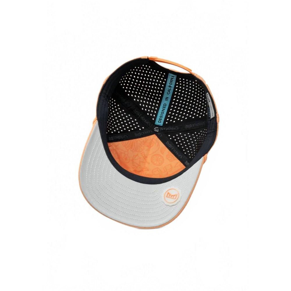 NEW MELIN men's odysea rope bulls icon hydro hat in cantaloupe cooler - Picture 4 of 4